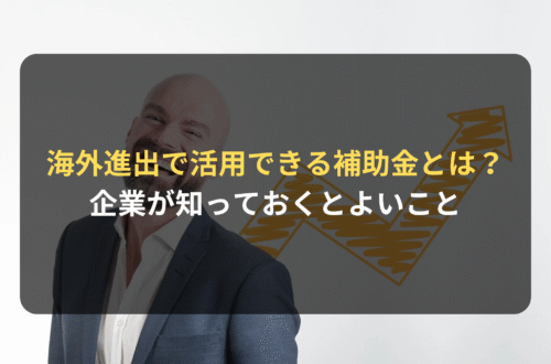 海外進出・海外展開：海外進出において活用を検討できる補助金とは？海外展開を検討する企業が知っておくとよいこと